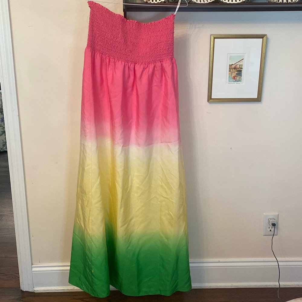 Lilly Pulitzer Strapless Maxi Dress